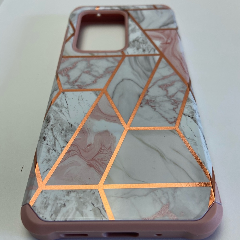 Rose gold marble case For galaxy S11 plus